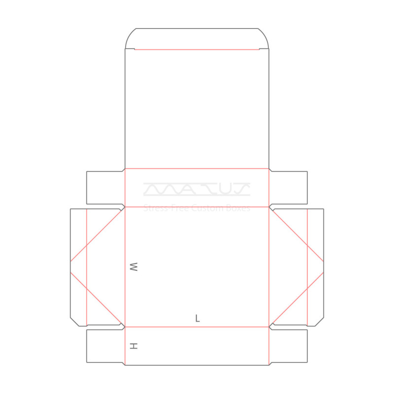 B40.22.00.50 4 Point Glued Hinged Lid