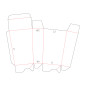C20.20.60.20 Trapered Carton, Crash Lock Base, Tuck to Front Top
