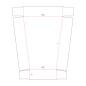 D20.20.20.00 Trapezium Single Walled Carton