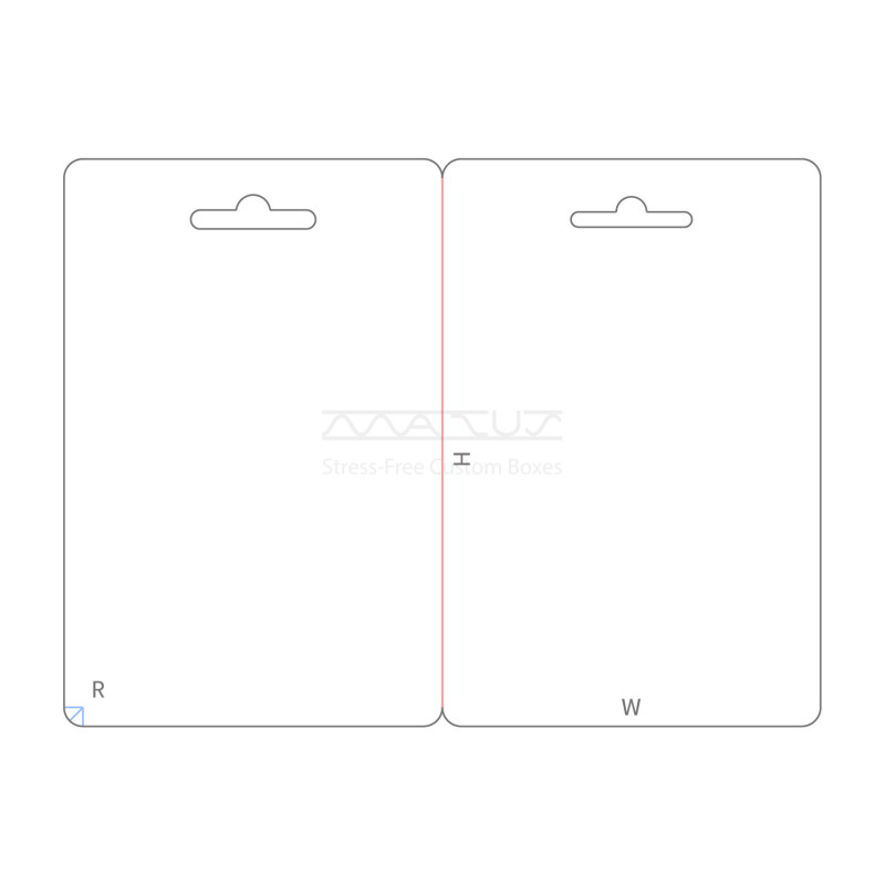 F80.52.00.00 Blister Card Folding Carton Folded