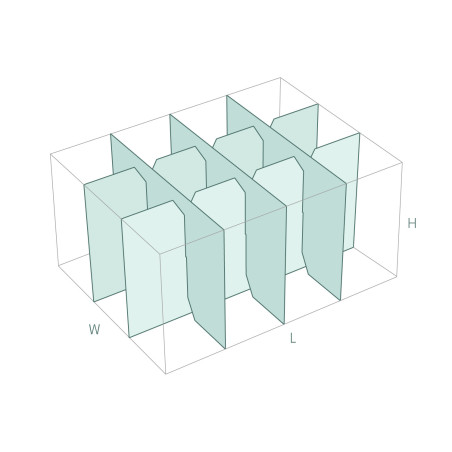FEFCO 0933 – Order Custom Corrugated Partition for Your Box | MAZUS