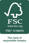Логотип FSC, поддерживающий устойчивое лесное хозяйство